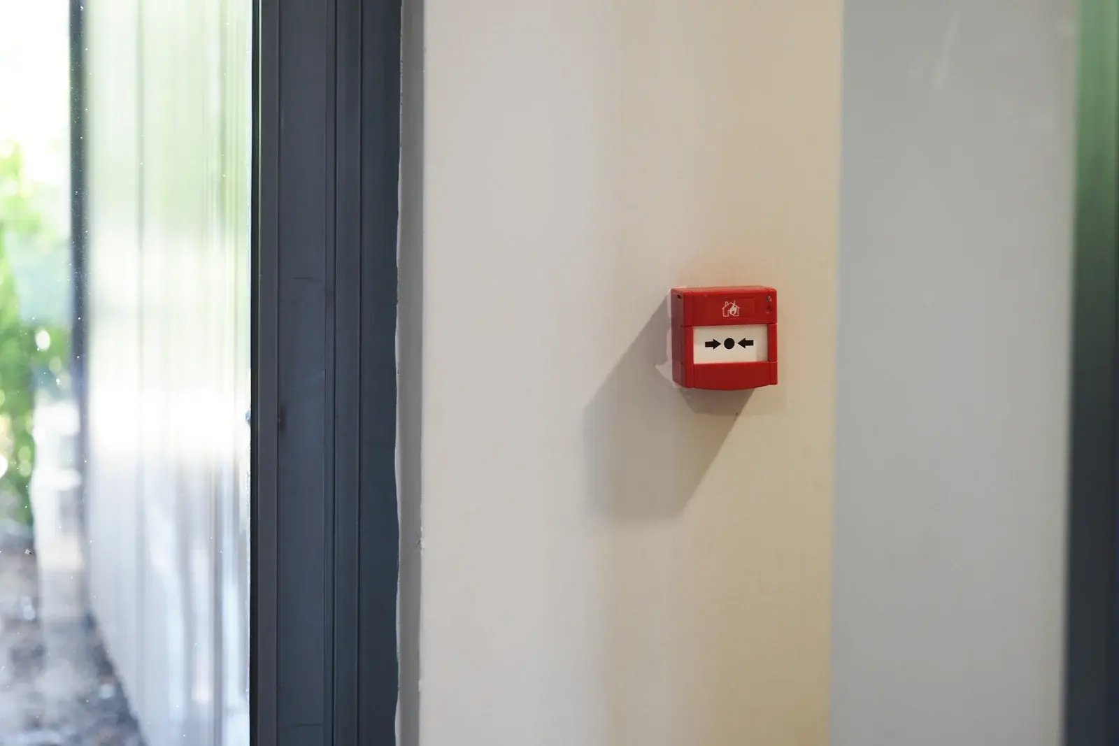 Emergency-alarm-box-on-the-wall