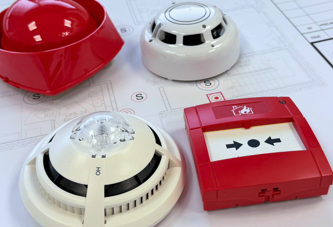 Image of compliant fire alarm safety